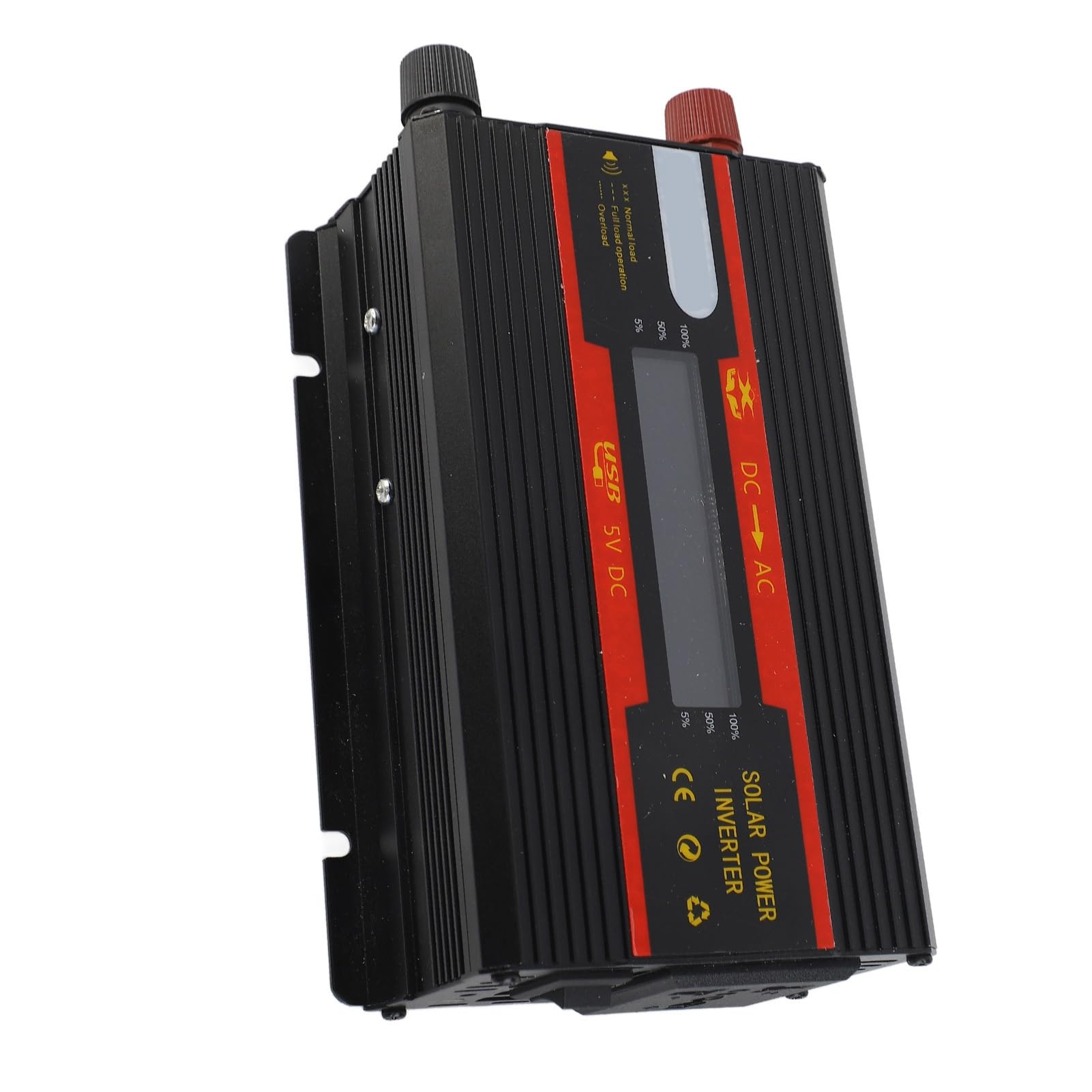 CHICIRIS Przetwornica Samochodowa Przetwornica Mocy ABS 12 V do 220 V Szczytowy Wyświetlacz LCD o Mocy 3000 W Zmodyfikowana Fala Sinusoidalna z Wentylatorem Chłodzącym i ochroną dla Wycieczek