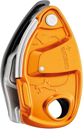 PETZL Orange GRIGRI + Plus Climbing Belay Device