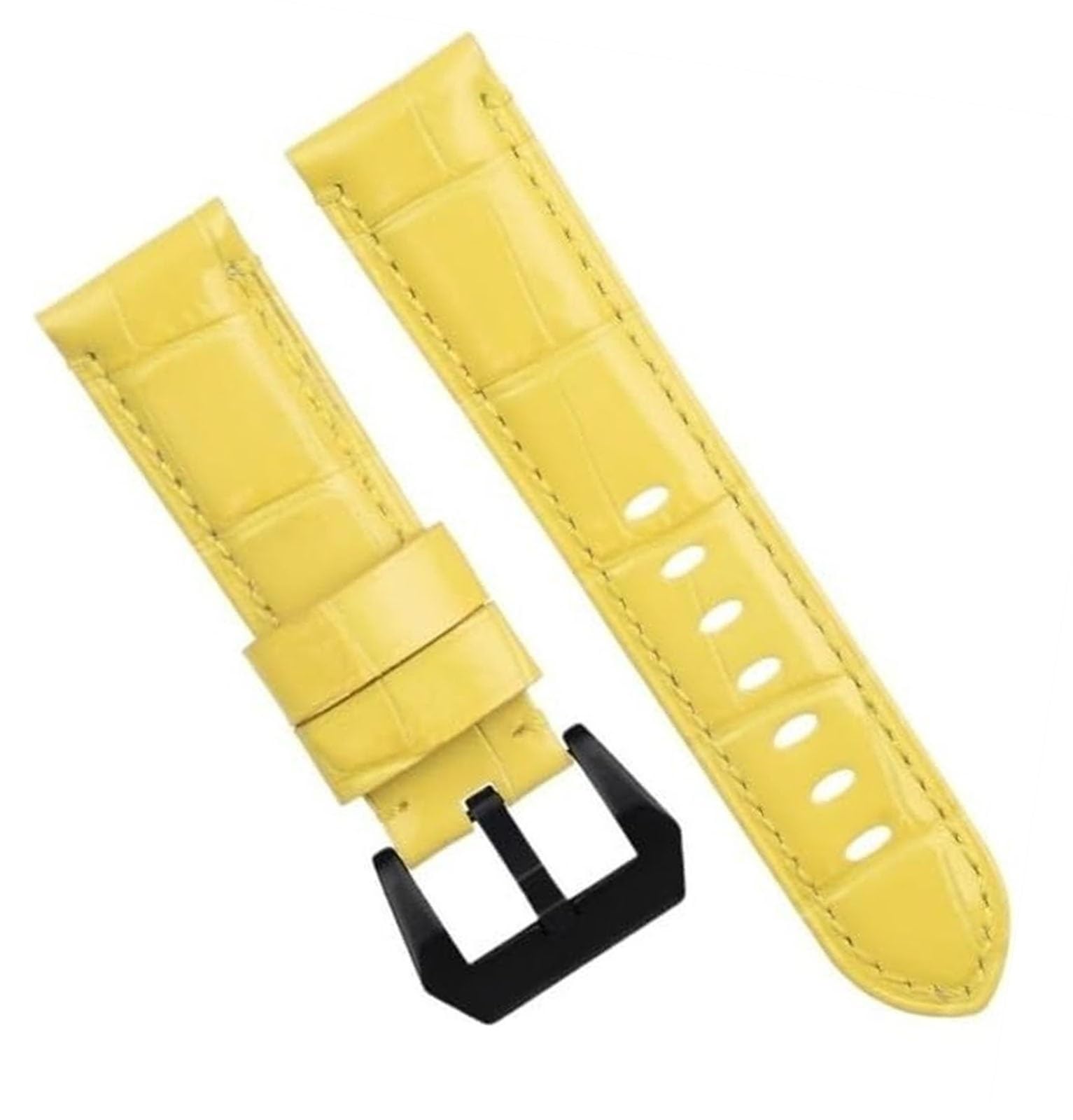 Cuir de vachette véritable souple pour bracelet Breitling LAMGUL - 8