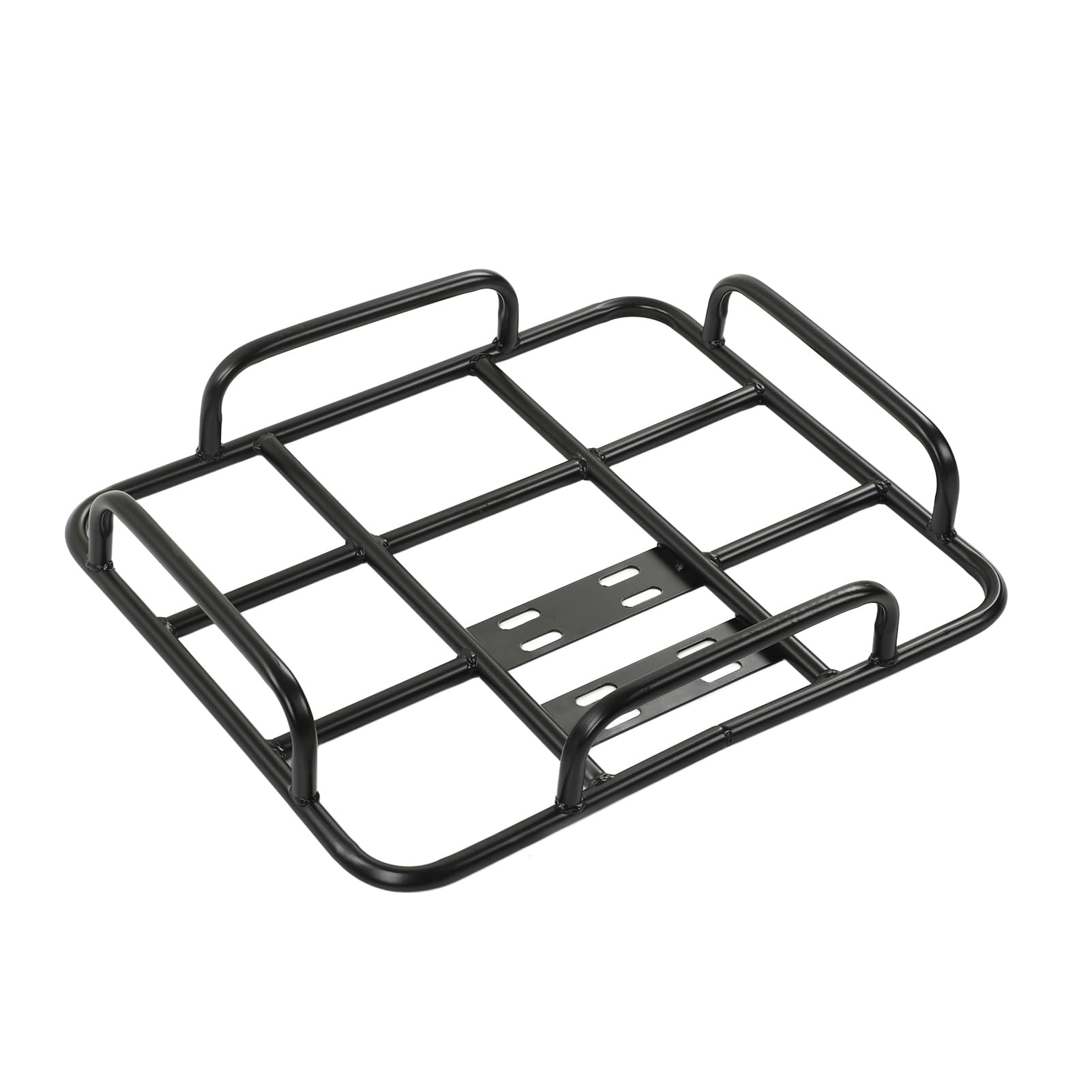 Food Delivery Box Rack Rear Grille Universal Motorcycle Rear Rack Extension 80kg Loading Seamless Steel Tube for Motorcycle Electric Bicycle(52/42-Type 1)