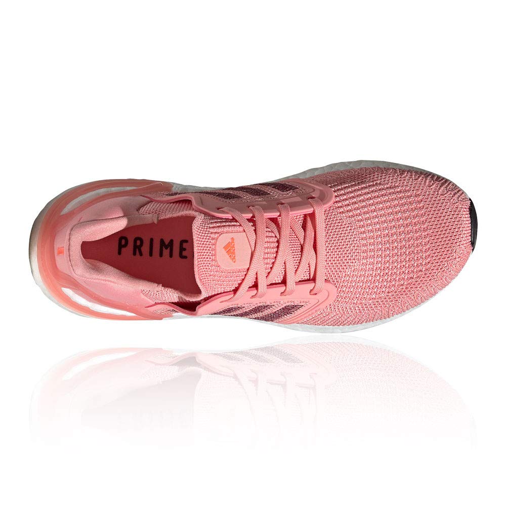 adidas Damskie buty do biegania Ultraboost 20 W, Różowy, glory pink (róż glory), maroon (bordowy), signal coral (koralowy signal), 37 1/3 EU