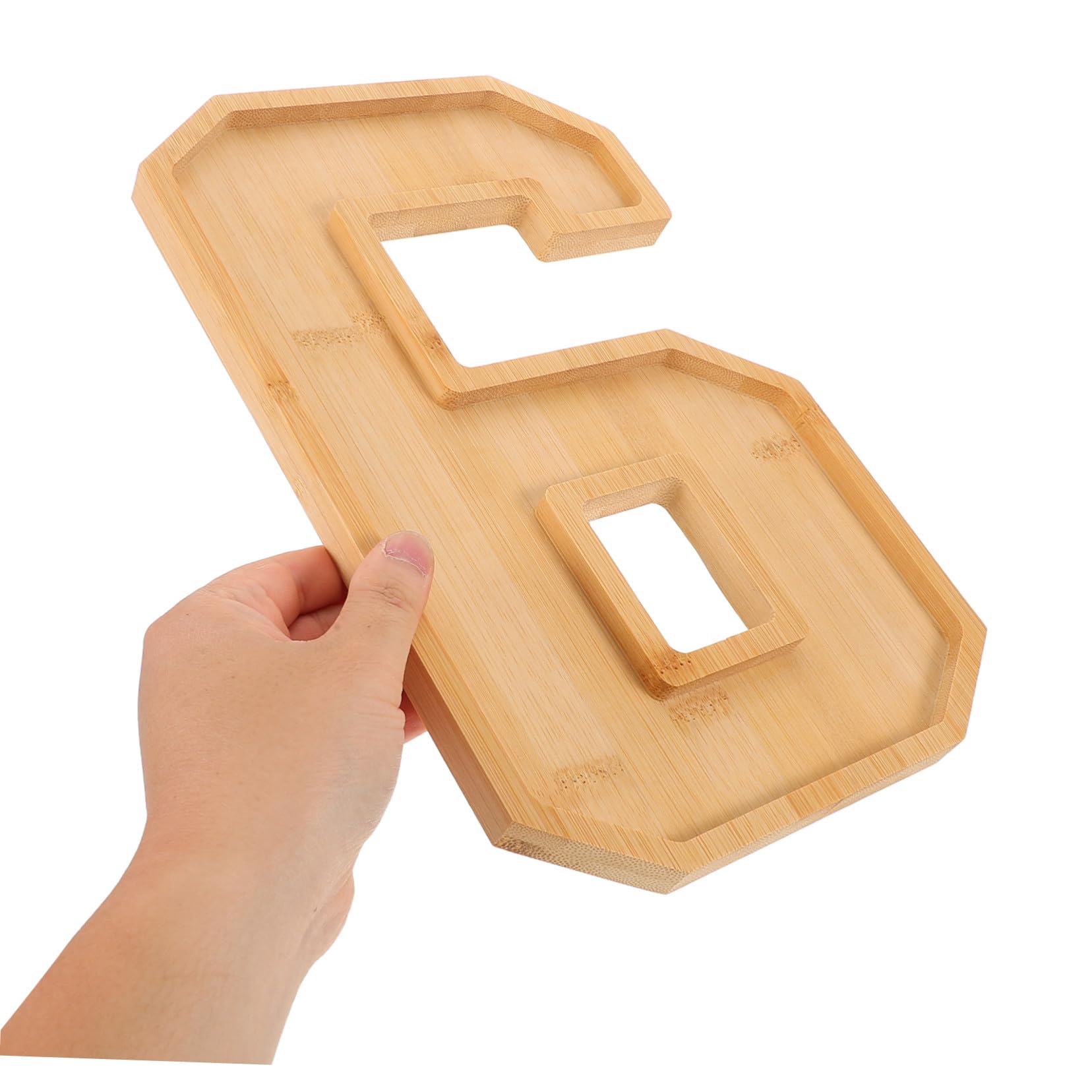 Garneck Vassoio di Legno per Antipasti Forma di Scatola Numerata Riempibile per Salumi e Formaggi Multiscomparto per Feste di Laurea e Riunioni Familiari
