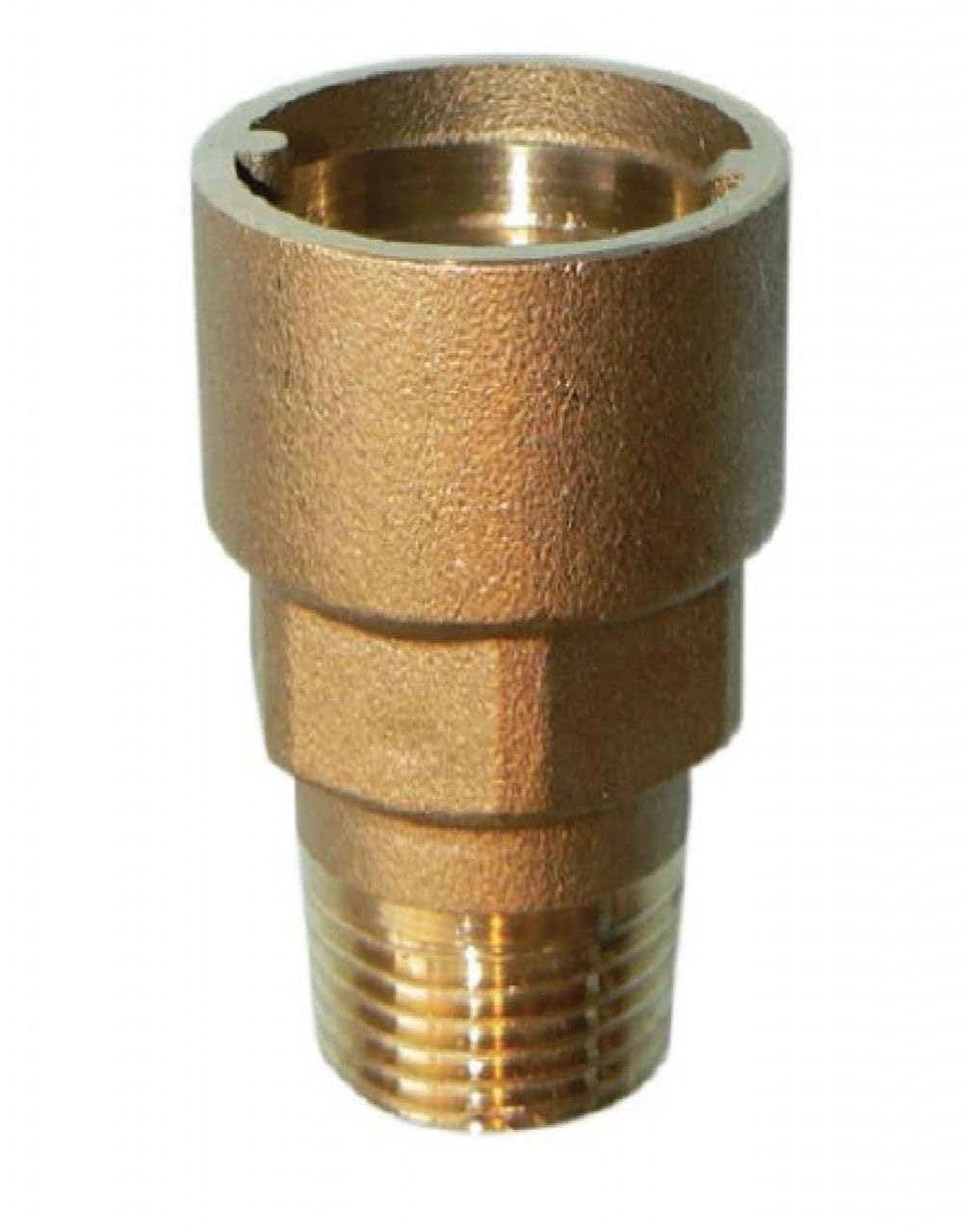 Bayonet Sockets (Suitable for Natural Gas & LPG) - 1/2" Straight - Pack of 2
