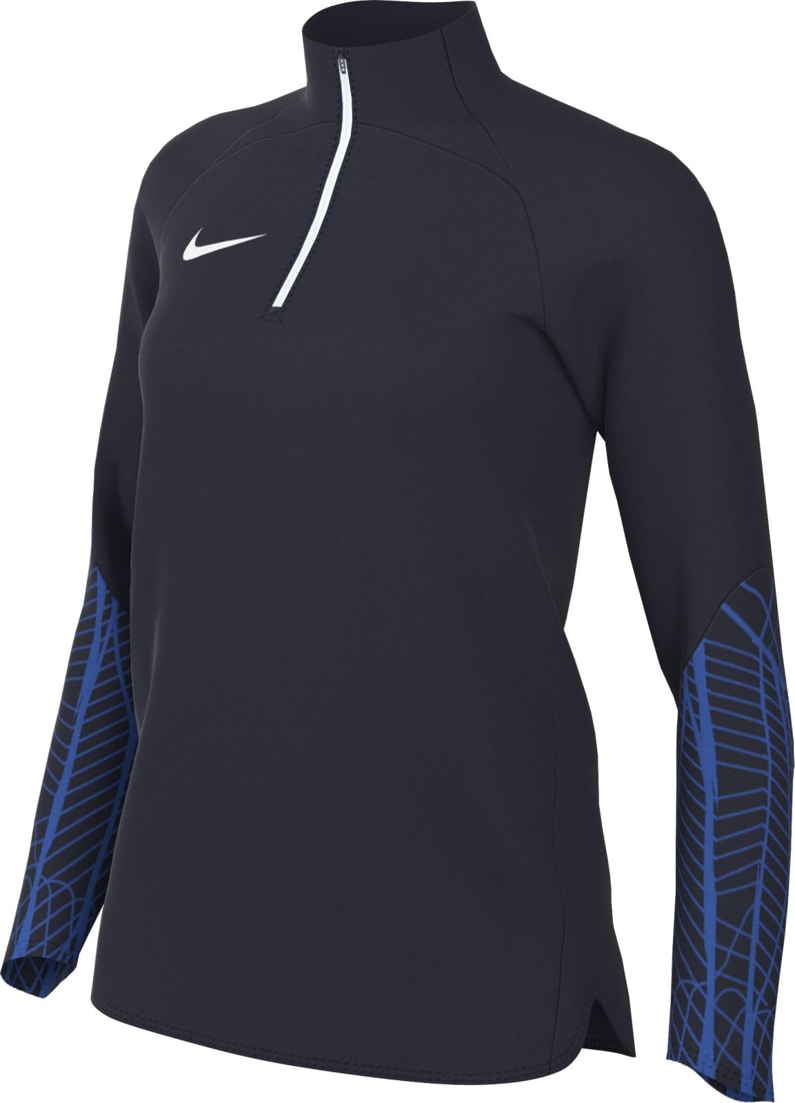 Nike Dri-Fit Womens Strike 23 Drill Top Blue/White