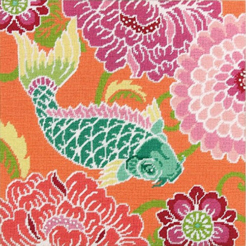 Dimensions Crafts NeedleCrafts Needlepoint, Koi with Flowers
