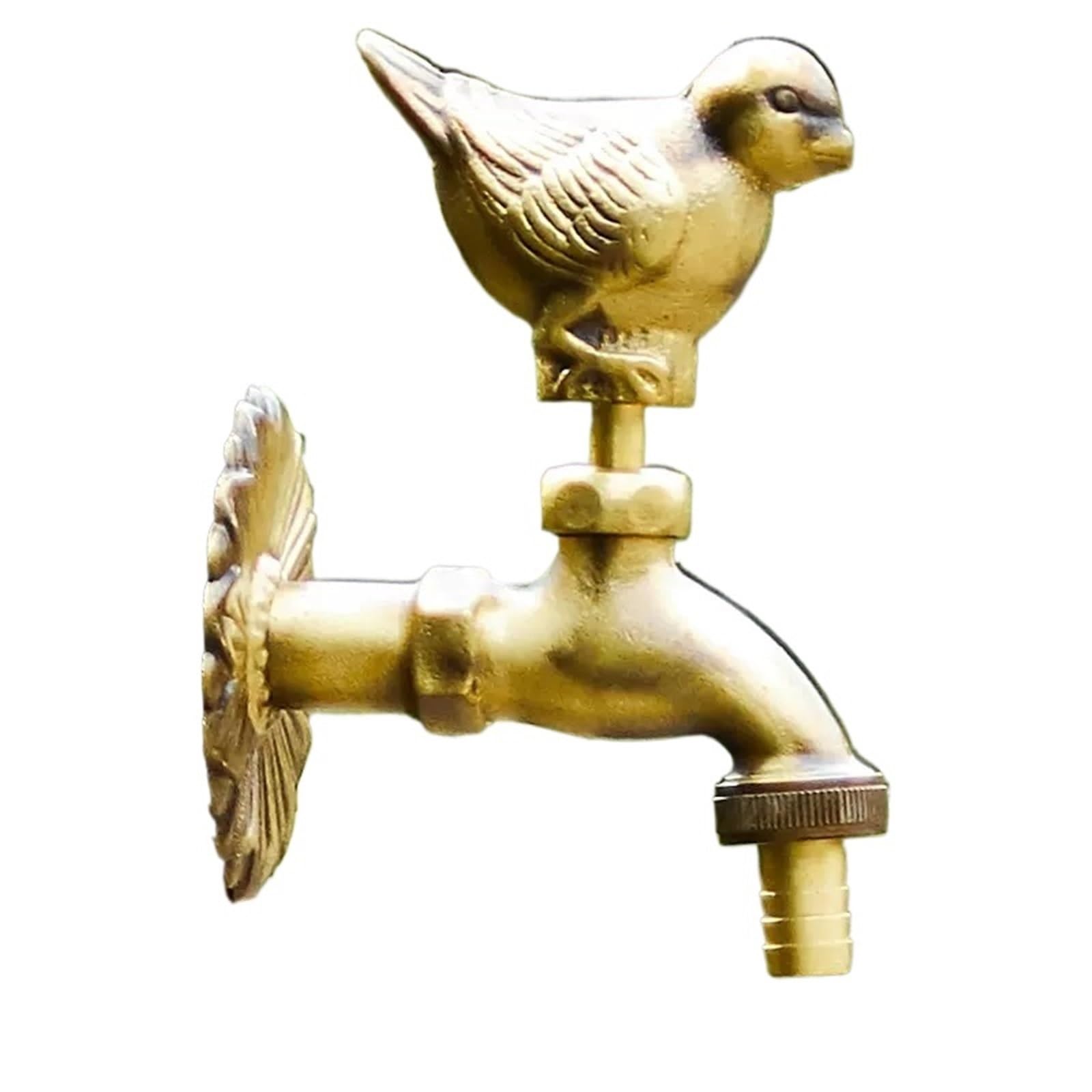 Wasserhähne im Freien Garten-Wasserhahn, Bodenbelag, for den Außenbereich, Edelstahl, Messingmaterial, Wasserhahn, Anti-Kaltwasch-Bearbeitungsset(Style01)