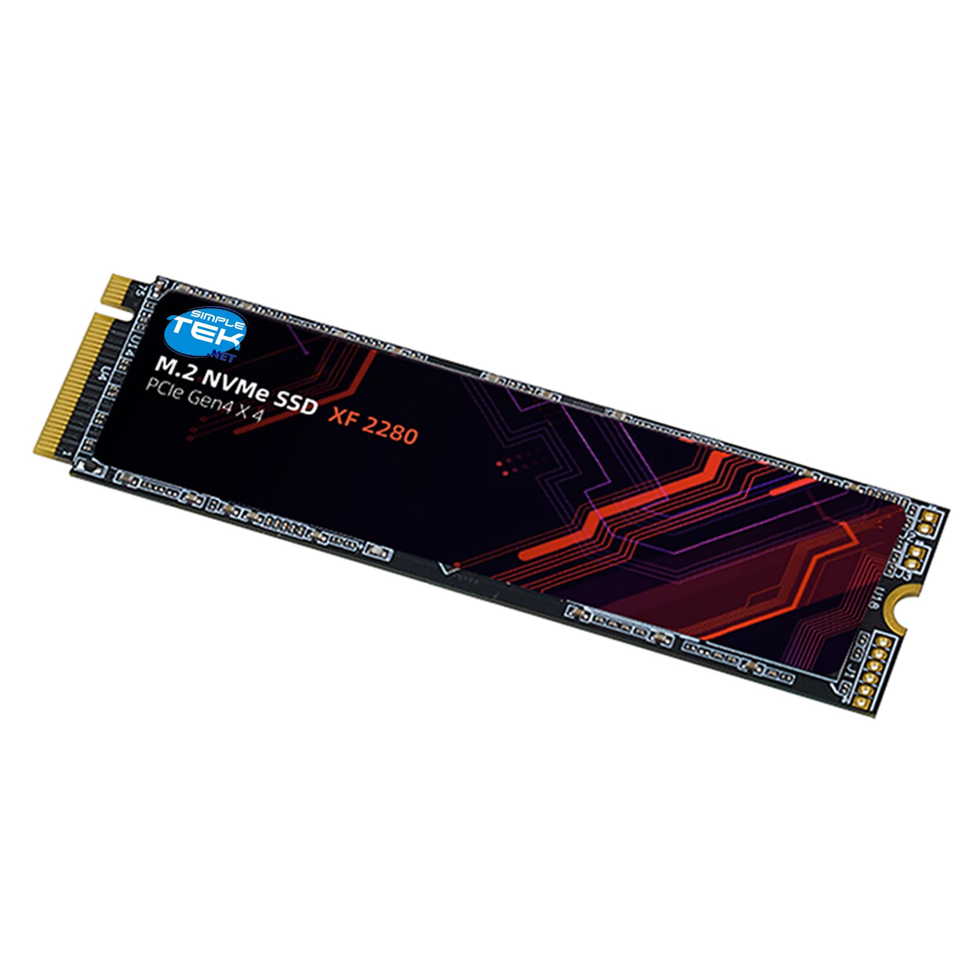 SIMPLETEK - SSD - Disco de estado sólido M.2 NVMe PCIe Gen 4x4 de 256 GB - Formato 2280, de alta velocidad para portátiles, ordenadores de sobremesa y consolas