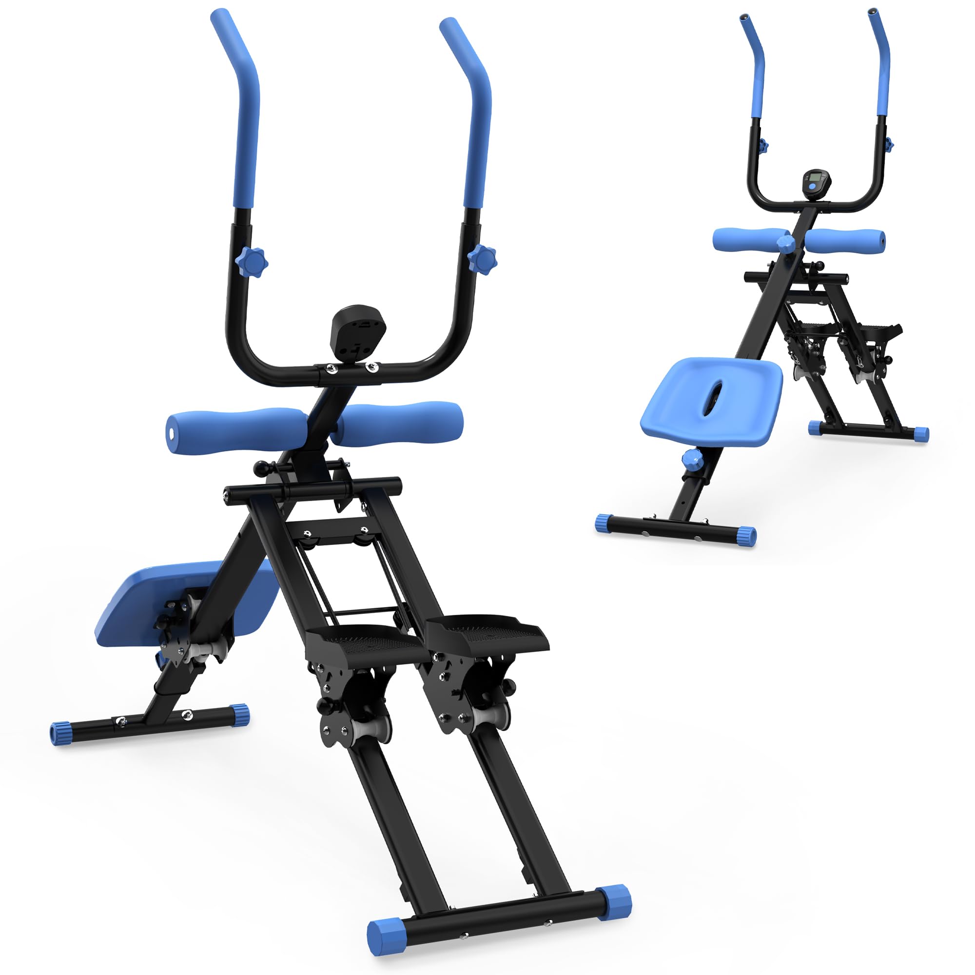 2 en 1 escaleras y abdominales – Máquina plegable multifunción para entrenamiento de cuerpo entero para gimnasio en casa