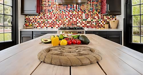 Miniatura 3 de Salvamanteles de madera hecha a mano para platos calientes y ollas titular almohadilla caliente para cocina y mesa de comedor decoración utensilios