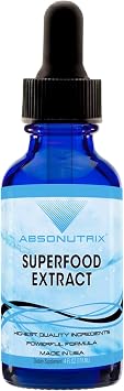 Superfood Extract 390 mg, 4 Oz Liquid, 302 Servings, Made in USA, Quick Absorption, Quality Potent Ingredients, Non-GMO, GMP Certified, Cruelty-Free Products