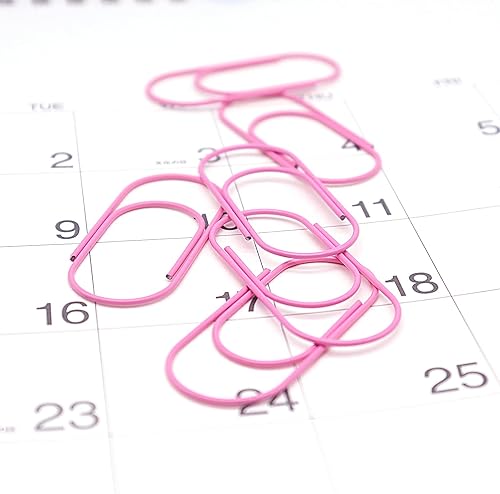 Miniatura 9 de Clips de papel plateados, tamaño grande, antideslizantes y suaves, 50 clipscaja