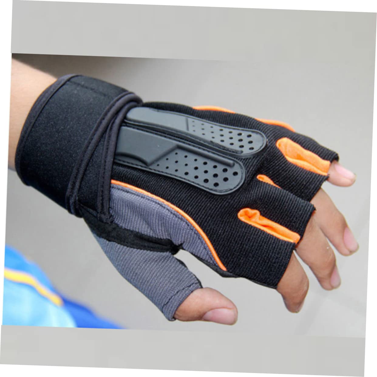 3 Paia Guanti da Allenamento Guanti da Allenamento per Uomo Guanti da Esercizio r Uomo Guanti da Ciclismo Mezzi Guanti per Sollevamento Pesi Guanti da Uomo con Manubri Fitness Personalizzati