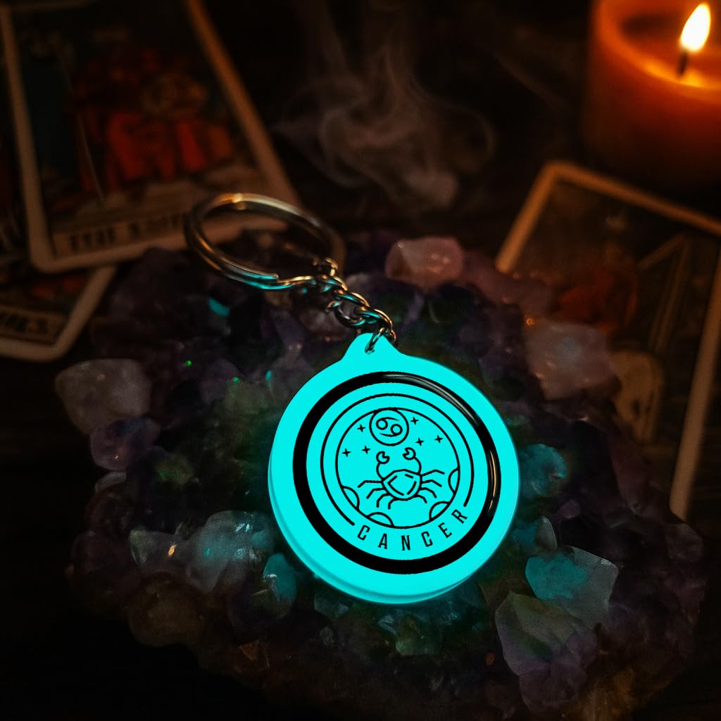 mi glow store | Glow in the Dark Keychains | Zodiac Signs-picture-16