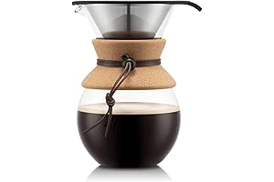 Bodum Chambord 10-Cup Coffee Maker with Glass Carafe, 34oz