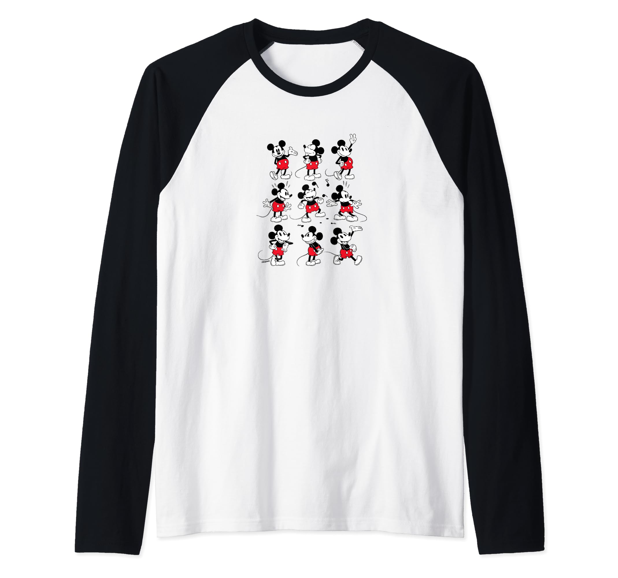 Mickey baseball tee en maille souple avec col rond stretch - 2