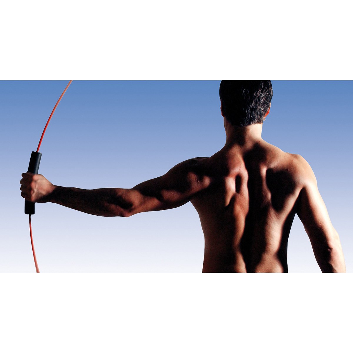 FLEXI-BAR® Standard, hochbelastbarer Schwingstab von FLEXI-SPORTS mit Trainingsplan, Schwungstab, Schwingstick