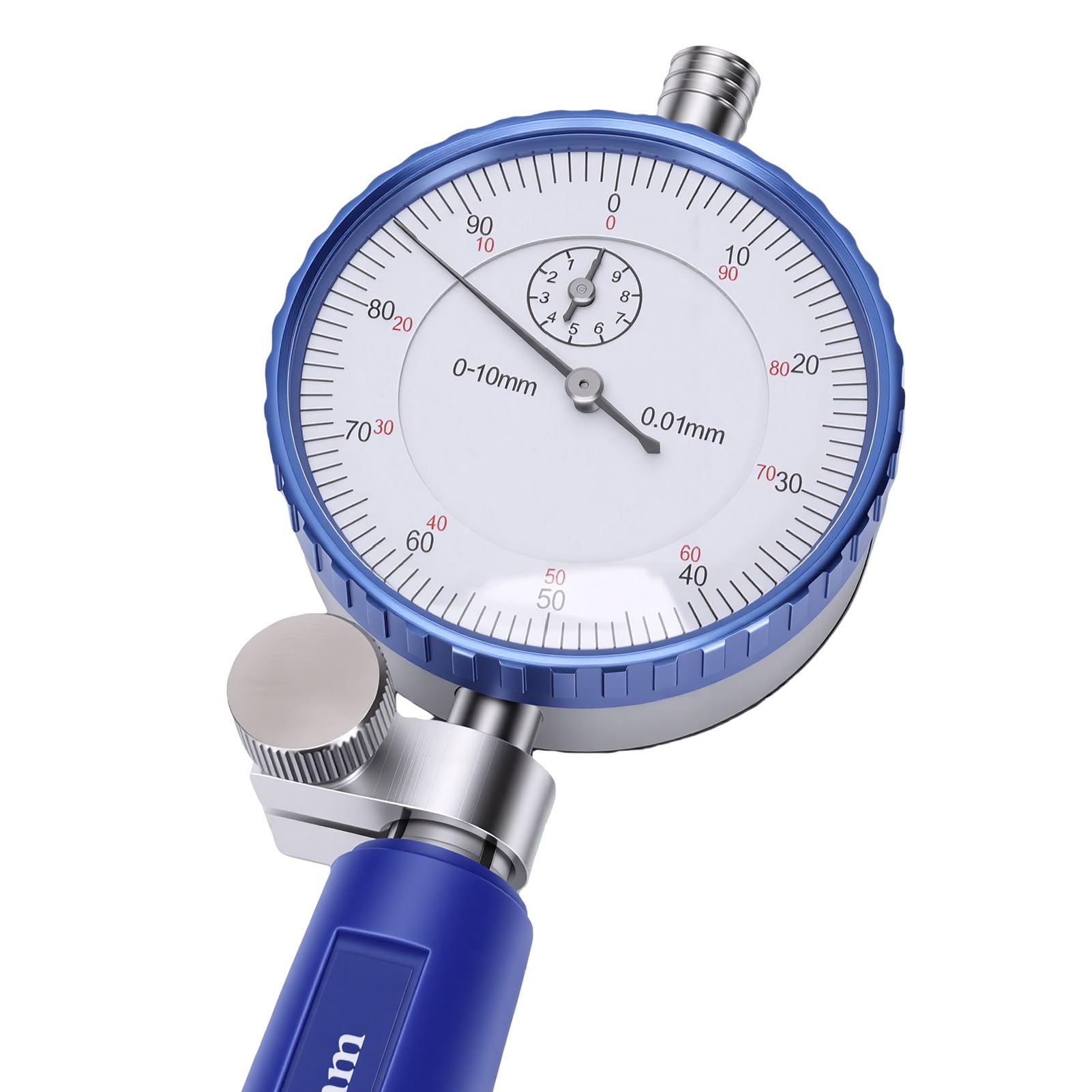 Fafeicy Calibro del Quadrante 35-50 Mm Precisione 0,001 Mm | Valore di divisione da 0,01 mm, strumento di misurazione del foro del cilindro con feedback a tre punti per la