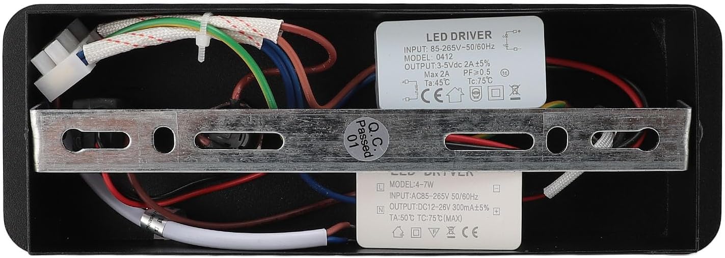 LED Wall Mounted Reading Light, Wall Lamp with USB Port, 4000K Rotatable Hardwired Bedside Lamp for Bedroom Living Room, Minimalist Design with Flexible Angle Adjustment