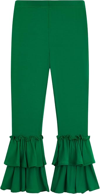 Bamboo Viscose Toddler Girls Flare Leggings Pants Bell Bottoms