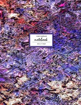 Paperback Notebook: Beautiful Pattern CC11 - Ruled Notebook - (8.5 x 11 inches) Large - 110 Pages Book