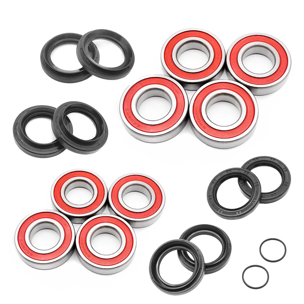 Rodamientos y sellos de rueda delanteros y traseros para Yama-ha Rhino 450 Rhino 660 Rhino 700 2005-2013 931064280000 931063880000 931063804700