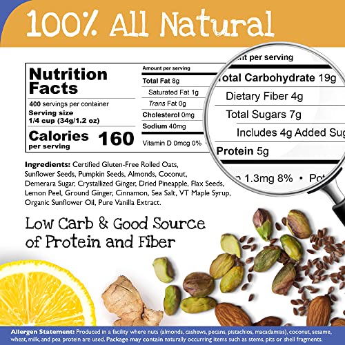 Image of True North Granola Ginger Lemon Granola, Bulk Bag, 25 lb