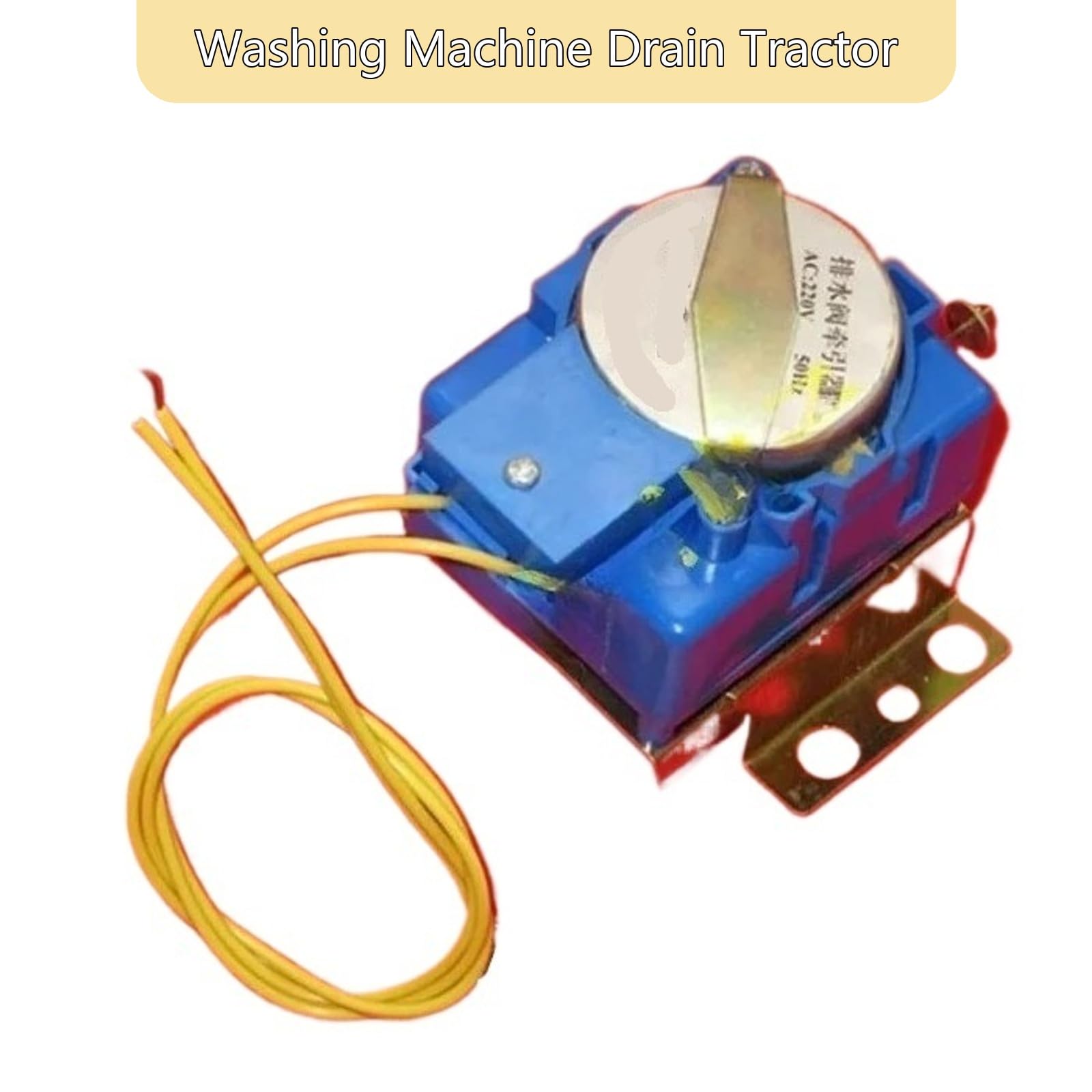 Válvula De Drenaje De Lavadora Tractor AC 220V 50HZ/60HZ Dos Alambres