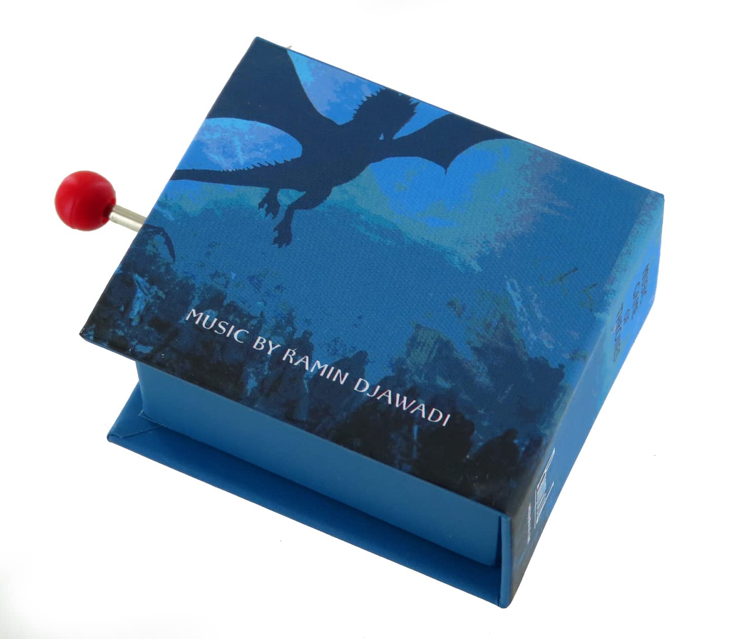 Caja De Música/caja Musical De Manivela De Cartón Decorado En Forma De Libro Con Mecanismo Musical De 18 Notas - Over The Rainbow - El Mago De Oz (Harold Arlen