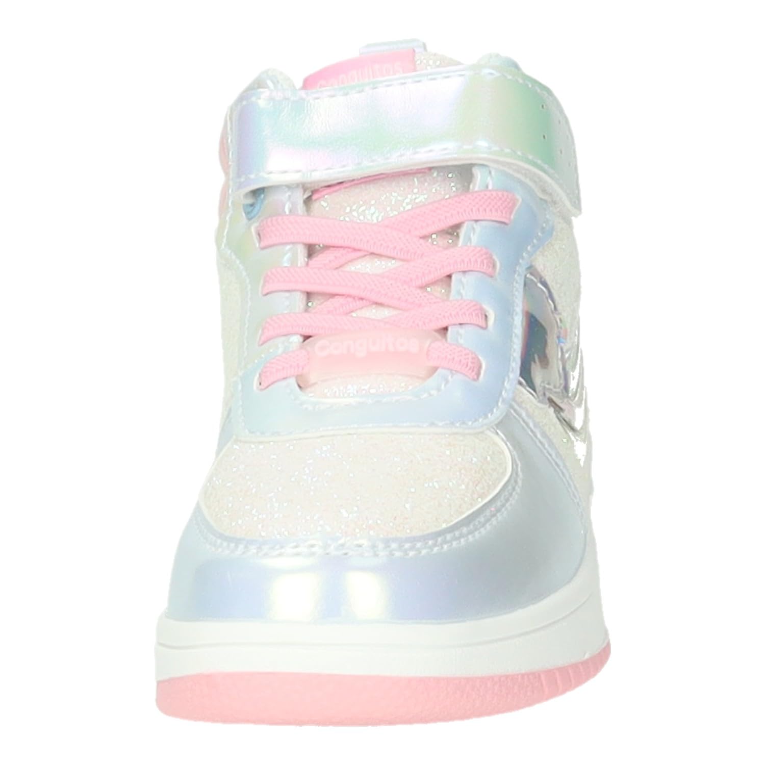 Conguitos COSH224037 Zapatillas con Luces para niñas, diseño Iridiscente con Cierre Adhesivo y Suela Antideslizante NIÑA Zapatillas