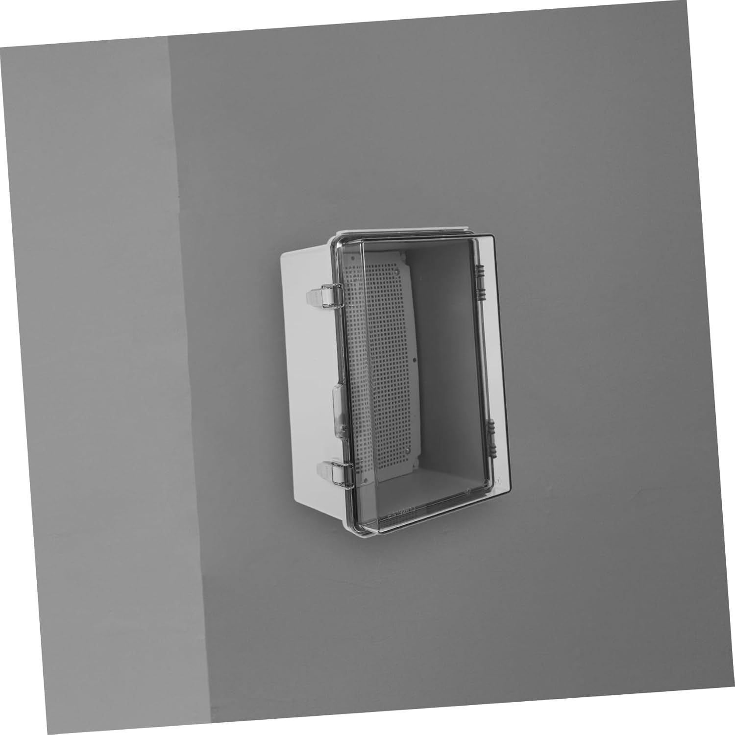 Weatherproof Electrical Box Junction Box with Mounting Plate for Outdoor Electronics Abs Enclosure for Sensors and Wiring Projects