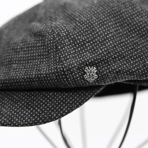 Miniatura 3 de WITHMOONS Newsboy Sombrero Original Clean Up Estilo Ajustable Baker Boy Sombrero MAAD0935