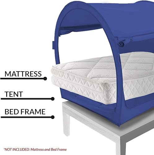 Miniatura 8 de Alvantor Tienda de campaña con dosel para cama, tiendas de campaña de ensueño, espacio de privacidad, tamaño individual, tiendas de campaña para