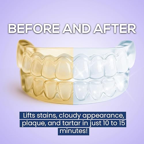 Miniatura 4 de Venus Visage Tabletas limpiadoras de retenedores, aparatos dentales y tabletas de limpieza de dentaduras, alineadores y limpiador bucal nocturno,