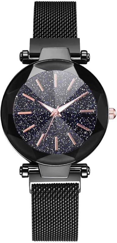 HucodeVan Reloj Quartz Malla de Cuarzo de Vidrio Convexo de ...