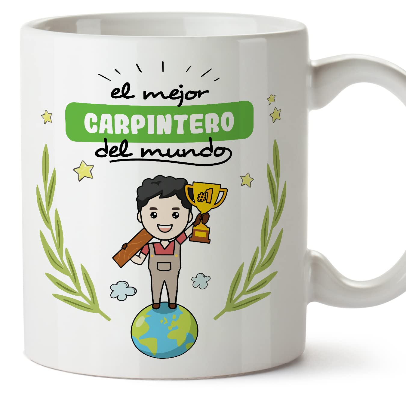 MUGFFINS Taza Fisioterapeuta Hombre (Mejor del Mundo) - Regalos Originales y Divertidos de Fisioterapia — view 142