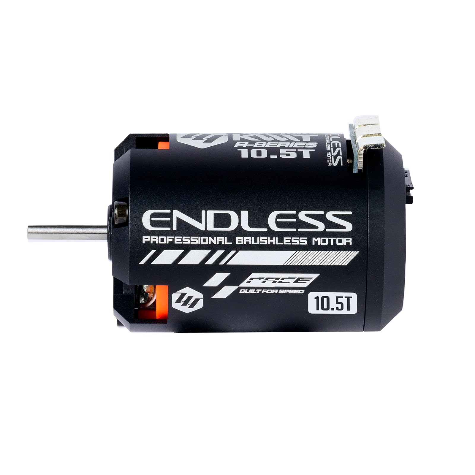 KWT Motor sin escobillas sin fin, motor RC de alto par y alta eficiencia, resistente al calor, diseño ligero, compatible con coches de carreras RC 1/10 en carretera/todoterreno (10.5T)