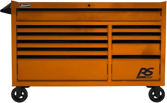 Homak RS Pro, 54in. 10 Drawer Rolling Cabinet Cart 39in. x 54in., Model# OG04054010
