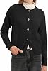 Amazhiyu Womens 100% Wool Button Down Sweaters Winter Long Sleeve Knit Cardigan