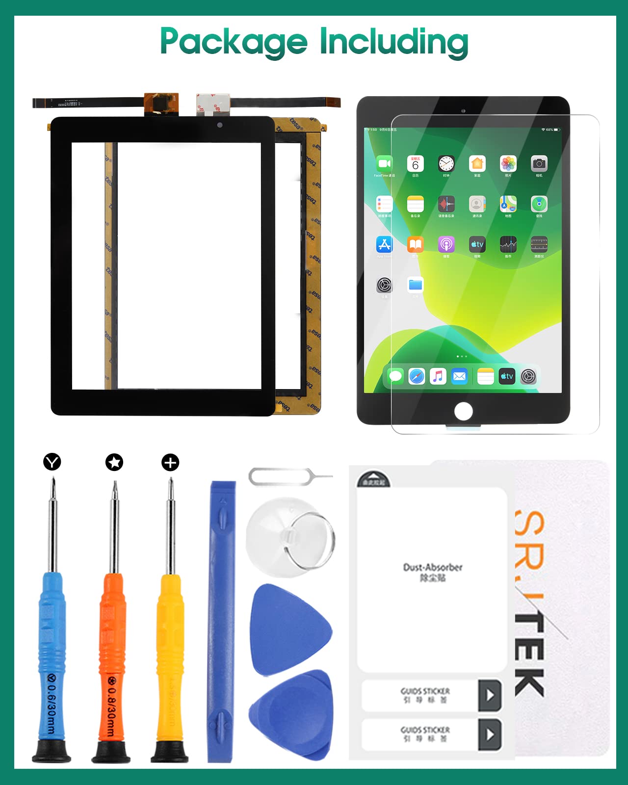 Écran tactile de rechange pour AUTEL MaxiSYS MS906 MS906TS MS906BT pour AUTEL MaxiSYS MS906TS MS906BT - Panneau de réparation de rechange (pas pour MS908)