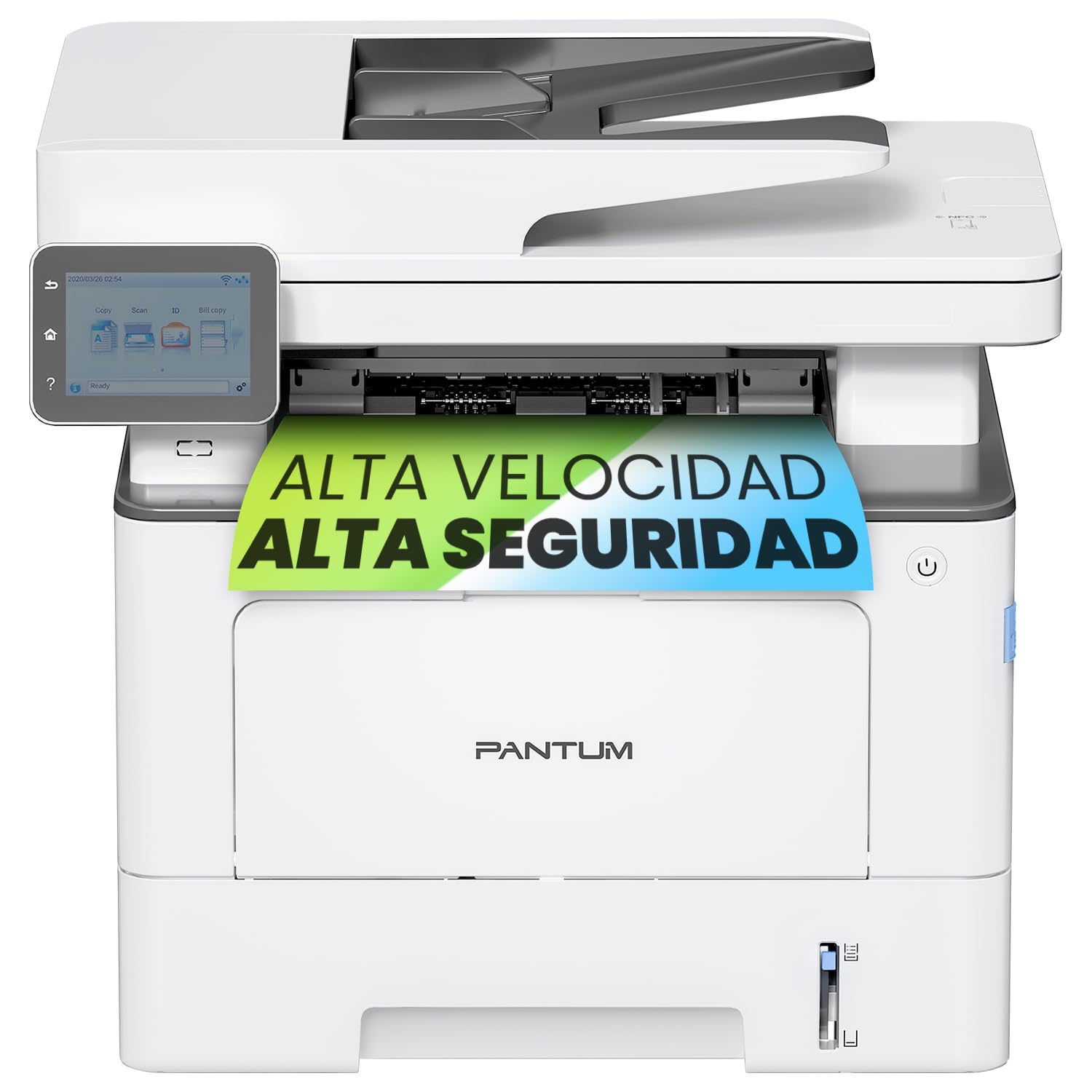 PANTUM BM5220ADW Impresora Multifunción Láser Profesional para Oficina, Monocromo 3 en 1 (Imprimir/Copiar/Escanear), 42ppm, DADF Dúplex 50 Hojas, Impresión/Escaneo Dúplex Automático, WiFi, Red y USB