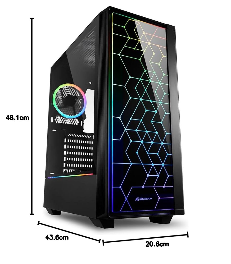 PC- Case Sharkoon RGB LIT 100