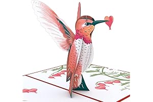 Lovepop Valentine's Day Hummingbird Pop-Up Card