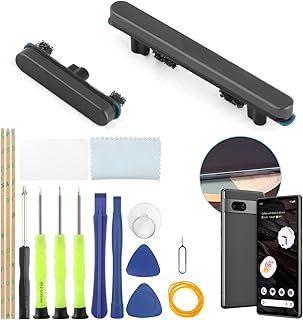 Botão de volume de energia para Google Pixel 7 Pro, botão liga/desliga, botão de substituição, botões laterais, acessórios, peças de reparo