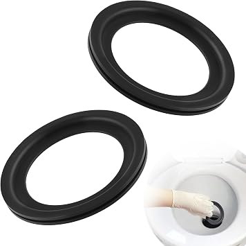 LivTee RV Toilet Flush Ball Seal Replacement for 385311658, Camper Toilet Seal, The Parts Fit 300/310/320 Gravity-Flush Toilets, Advanced Rubber Seals That Stop Leaks and Eliminate Odors, 2PCS