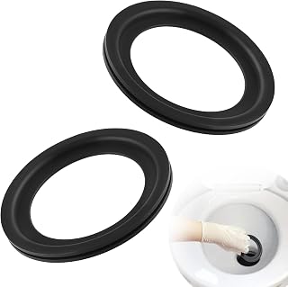 LivTee RV Toilet Flush Ball Seal Replacement for 385311658, Camper Toilet Seal, The Parts Fit 300/310/320 Gravity-Flush Toilets, Advanced Rubber Seals That Stop Leaks and Eliminate Odors, 2PCS