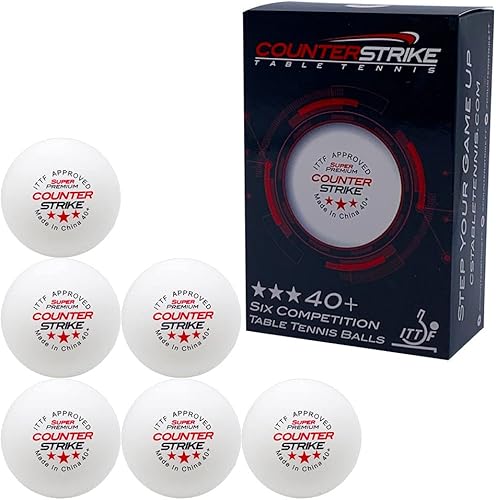 Miniatura 9 de Phantom Light Paddle Bundle (incluye estuche rígido y 6 pelotas)  Pala de ping pong  Paddle de tenis de mesa  Pala ofensiva de tenis de mesa  Pala