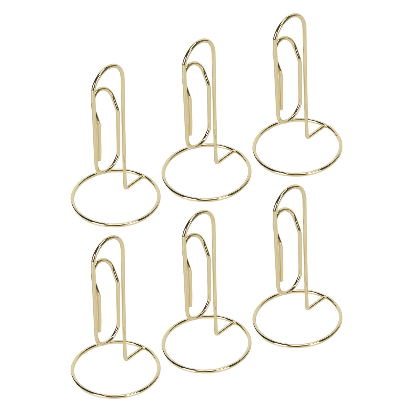 Tischnummernhalter, Tischkartenhalter aus Metall, Tischnummernhalter, 20 Stück, Gold