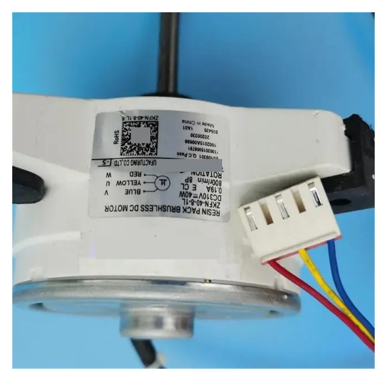 Compatible con ZKFN-40-8-1L, Control del Motor del Aire Acondicionado, Pieza del Motor del Aire Acondicionado
