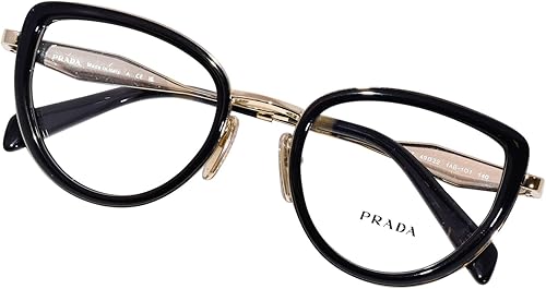 Miniatura 5 de Prada PR-54ZV 1AB1O1 - Gafas para mujer, color negro, con borde completo, ojo de gato, 1.929 in, Negro -
