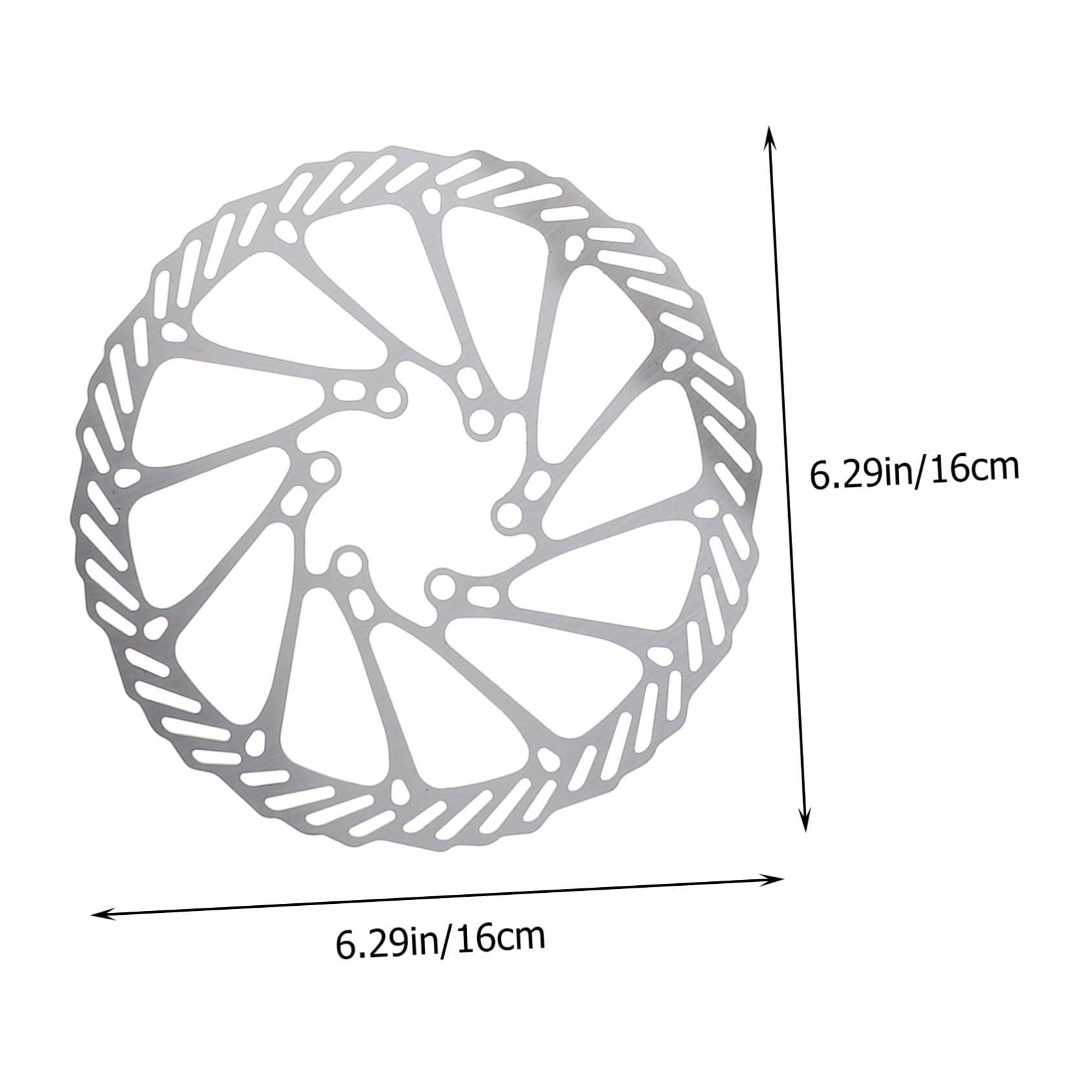 Juego de Frenos de Disco Mecánicos para Bicicleta de Montaña, Piezas Metálicas Ahuecadas de Alta Resistencia, Disipación de Calor Mejorada, Accesorio Práctico para Ciclismo